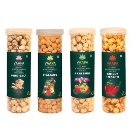 Combo of 4 (Pani Puri, Italiano, Chilly Tomato, Pink Salt) 80g